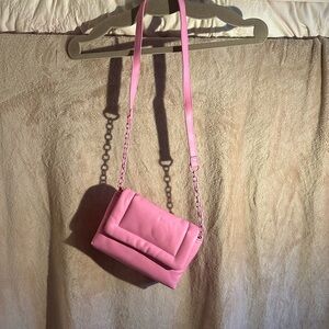 Pretty in pink with this Pull & Bear purse from Spain
